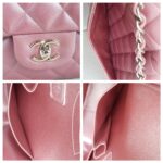 Chanel Classic Jumbo Double Flap Bag Dusty Rose Pink Lambskin with Silver Hardware #RSCL-1 - Image 16