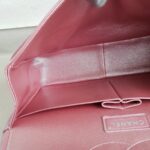 Chanel Classic Jumbo Double Flap Bag Dusty Rose Pink Lambskin with Silver Hardware #RSCL-1 - Image 24
