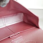 Chanel Classic Jumbo Double Flap Bag Dusty Rose Pink Lambskin with Silver Hardware #RSCL-1 - Image 25