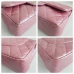 Chanel Classic Jumbo Double Flap Bag Dusty Rose Pink Lambskin with Silver Hardware #RSCL-1 - Image 11