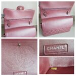 Chanel Classic Jumbo Double Flap Bag Dusty Rose Pink Lambskin with Silver Hardware #RSCL-1 - Image 15