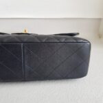 Chanel Classic Jumbo Single Flap Bag Black Grained Calfskin with Gold Hardware #RSLT-1 - Image 14