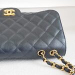 Chanel Classic Jumbo Single Flap Bag Black Grained Calfskin with Gold Hardware #RSLT-1 - Image 12