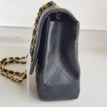 Chanel Classic Jumbo Single Flap Bag Black Grained Calfskin with Gold Hardware #RSLT-1 - Image 8