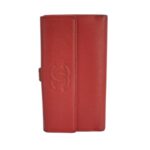 Chanel Flap Wallet Red Grained Calfskin with Silver Hardware #ROOY-1