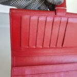 Chanel Flap Wallet Red Grained Calfskin with Silver Hardware #ROOY-1 - Image 19