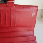 Chanel Flap Wallet Red Grained Calfskin with Silver Hardware #ROOY-1 - Image 20