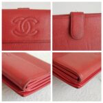 Chanel Flap Wallet Red Grained Calfskin with Silver Hardware #ROOY-1 - Image 11
