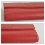 Chanel Flap Wallet Red Grained Calfskin with Silver Hardware #ROOY-1 - Image 8