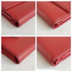 Chanel Flap Wallet Red Grained Calfskin with Silver Hardware #ROOY-1 - Image 10