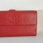Chanel Flap Wallet Red Grained Calfskin with Silver Hardware #ROOY-1 - Image 4