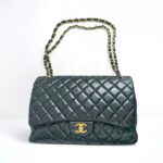 Chanel Jumbo Single Flap Black Lambskin with Gold Hardware #ROTY-3