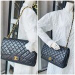 Chanel Jumbo Single Flap Black Lambskin with Gold Hardware #ROTY-3 - Image 42