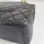 Chanel Maxi Jumbo Black Lambskin with Gold Hardware #ROYC-1 - Image 17