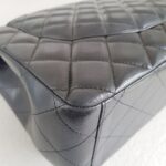 Chanel Maxi Jumbo Black Lambskin with Gold Hardware #ROYC-1 - Image 18