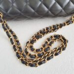 Chanel Maxi Jumbo Black Lambskin with Gold Hardware #ROYC-1 - Image 20