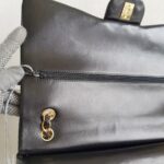 Chanel Maxi Jumbo Black Lambskin with Gold Hardware #ROYC-1 - Image 23