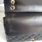 Chanel Maxi Jumbo Black Lambskin with Gold Hardware #ROYC-1 - Image 25
