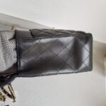 Chanel Maxi Jumbo Black Lambskin with Gold Hardware #ROYC-1 - Image 9