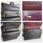 Chanel Maxi Jumbo Black Lambskin with Gold Hardware #ROYC-1 - Image 21