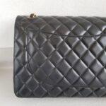 Chanel Maxi Jumbo Black Lambskin with Gold Hardware #ROYC-1 - Image 5