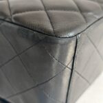 Chanel Maxi Jumbo Black Lambskin with Silver Hardware #ROOT-1 - Image 14