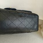 Chanel Maxi Jumbo Black Lambskin with Silver Hardware #ROOT-1 - Image 11