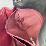 Chanel Maxi Jumbo Black Lambskin with Silver Hardware #ROOT-1 - Image 29