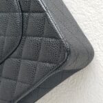 Chanel Medium /Classic 11.12 Black Grained Calfskin with Silver Hardware #ROOC-1 - Image 15