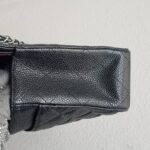 Chanel Medium /Classic 11.12 Black Grained Calfskin with Silver Hardware #ROOC-1 - Image 10
