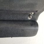 Chanel Medium /Classic 11.12 Black Grained Calfskin with Silver Hardware #ROOC-1 - Image 25