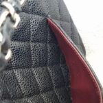 Chanel Medium /Classic 11.12 Black Grained Calfskin with Silver Hardware #ROOC-1 - Image 29
