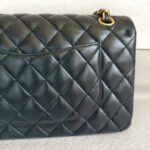 Chanel Medium /Classic 11.12 Black Lambskin with Gold Hardware #ROOT-2 - Image 7