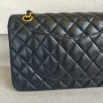 Chanel Medium /Classic 11.12 Black Lambskin with Gold Hardware #ROOT-2 - Image 6