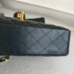 Chanel Medium /Classic 11.12 Black Lambskin with Gold Hardware #ROOT-2 - Image 11