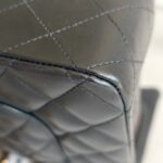 Chanel Medium /Classic 11.12 Black Lambskin with Gold Hardware #ROOT-2 - Image 12