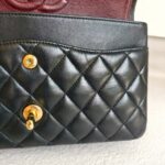 Chanel Medium /Classic 11.12 Black Lambskin with Gold Hardware #ROOT-2 - Image 24