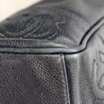 Chanel Vintage Shoulder Bag Black Grained Calfskin with Gold Hardware #ROSC-1 - Image 16