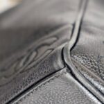Chanel Vintage Shoulder Bag Black Grained Calfskin with Gold Hardware #ROSC-1 - Image 15