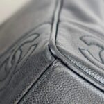 Chanel Vintage Shoulder Bag Black Grained Calfskin with Gold Hardware #ROSC-1 - Image 13