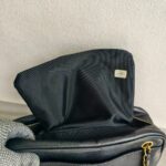 Chanel Vintage Shoulder Bag Black Grained Calfskin with Gold Hardware #ROSC-1 - Image 28