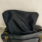 Chanel Vintage Shoulder Bag Black Grained Calfskin with Gold Hardware #ROSC-1 - Image 27