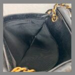 Chanel Vintage Shoulder Bag Black Grained Calfskin with Gold Hardware #ROSC-1 - Image 35