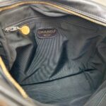 Chanel Vintage Shoulder Bag Black Grained Calfskin with Gold Hardware #ROSC-1 - Image 31