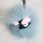 Fendi Monster Bag Charm and Silver Hardware #ROTR-3