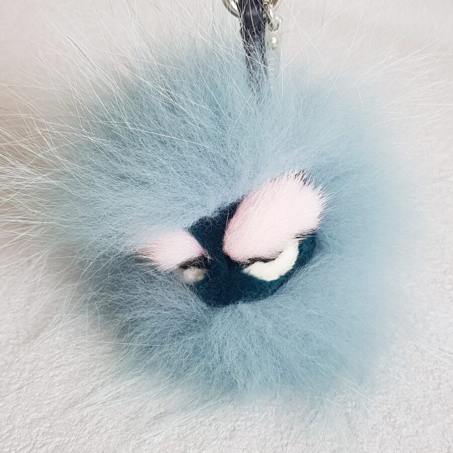 Fendi Monster Bag Charm and Silver Hardware #ROTR-3