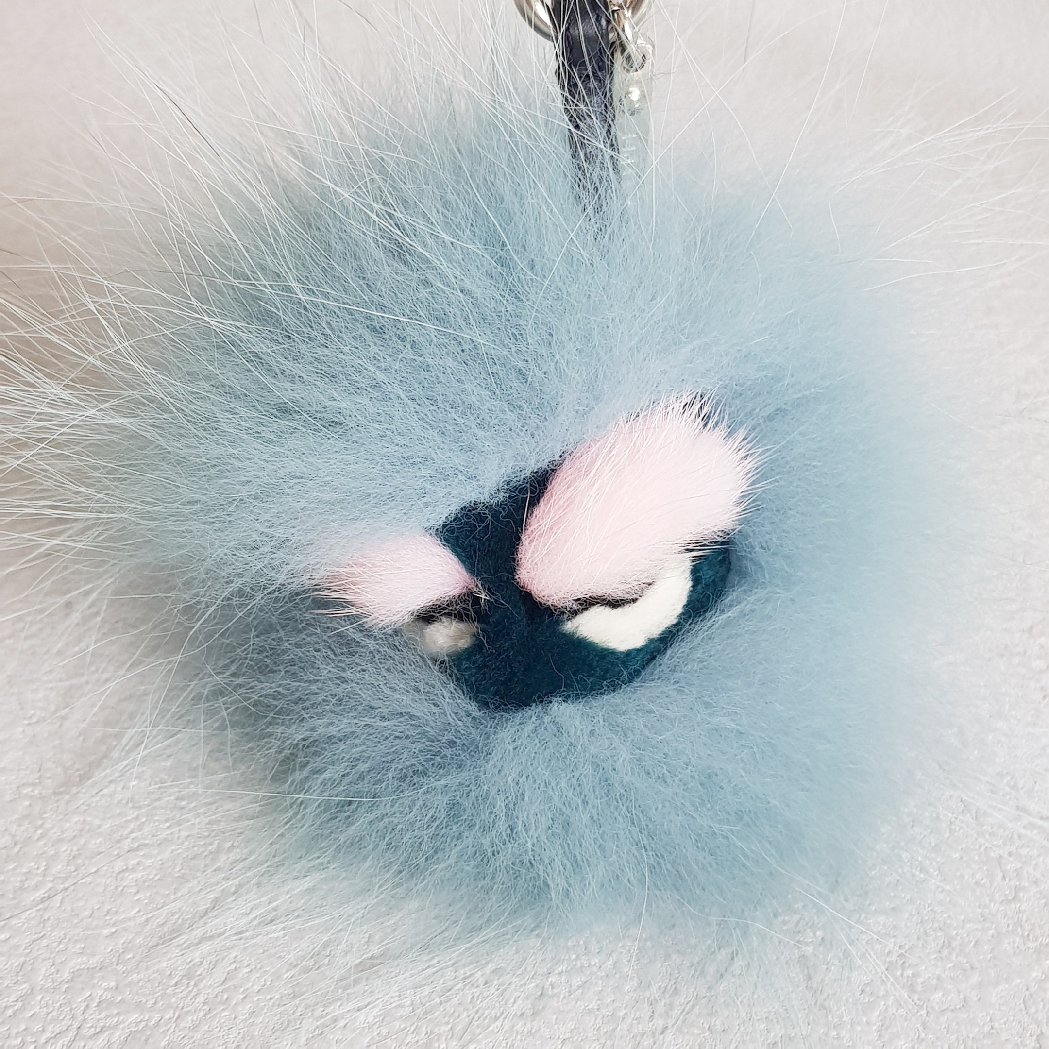Fendi Monster Bag Charm and Silver Hardware #ROTR-3 (3) Fendi Monster Bag Charm and Silver Hardware #ROTR-3