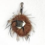 Fendi Monster Strangee Bag Charm and Silver Hardware #ROTR-4