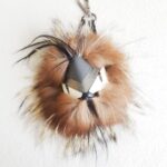 Fendi Monster Strangee Bag Charm and Silver Hardware #ROTR-4