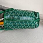 Goyard Anjou Mini Green Goyardine Canvas/Calfskin with Silver Hardware #ROLE-1 - Image 7